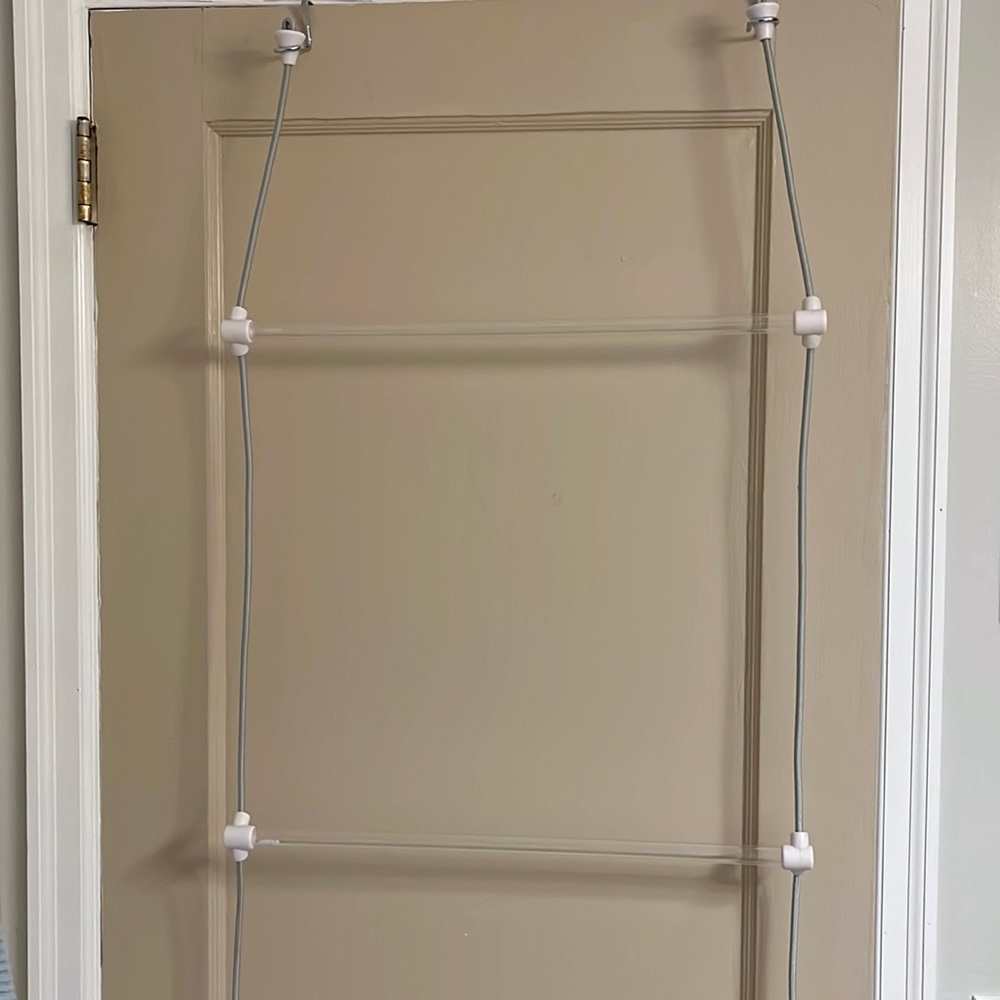 Over the door towel rack